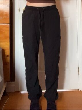 Women's Black Drawstring Jogger Style Pants